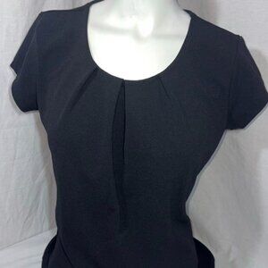 Womens Black Liz Claiborne Career Blouse Size Small